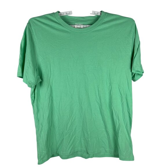 Old Navy Mens Green Soft-Washed T-Shirt Size XL Cotton/Polyester Blend - Picture 1 of 6